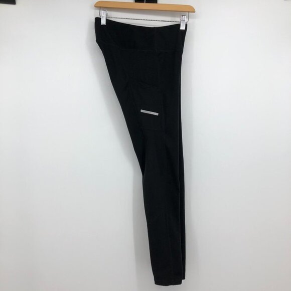 Along Fit black leggings side pocket reflective stripe size Medium - Picture 8 of 15